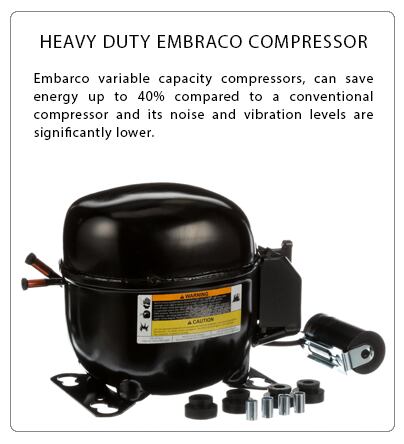 Atosa Heavy Duty Embraco Compressor