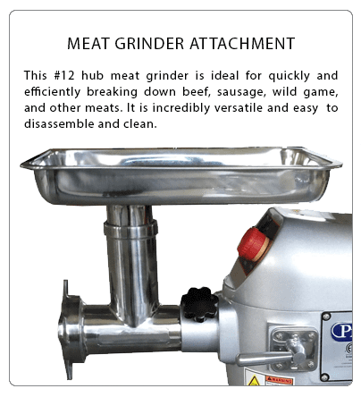 Atosa Meat Grinder Attachment for #12 Hub