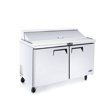 Atosa MSF8302GR 48" Sandwich Prep Table Cooler Side Front