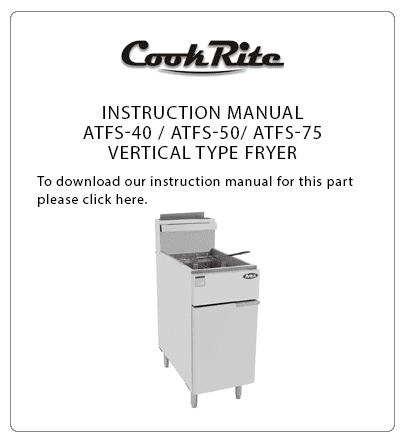 Atosa ATFS75 75 LB Heavy Duty Side by Side Commercial Deep Fryer Instruction Manual