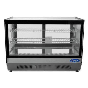 Atosa CRDS42 Square Countertop Deli Display Case Refrigerated 4.2 cuft Front
