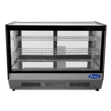 atosa crds42 square countertop deli display case refrigerated 42 cuft front