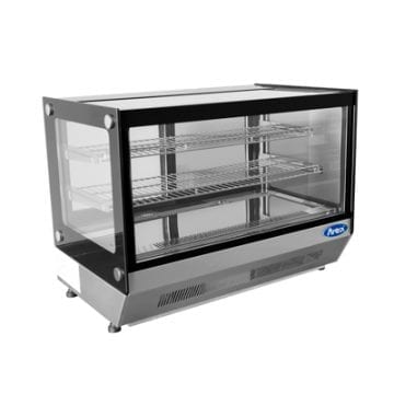 Atosa CRDS56 Square Countertop Deli Display Case Refrigerated 4.2 cuft Side Front