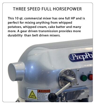Atosa Heavy Duty Planetary Mixer Three Speed Full Horsepower