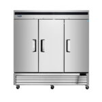 atosa mbf8504gr stainless upright freezer 3 door 68 cuft front