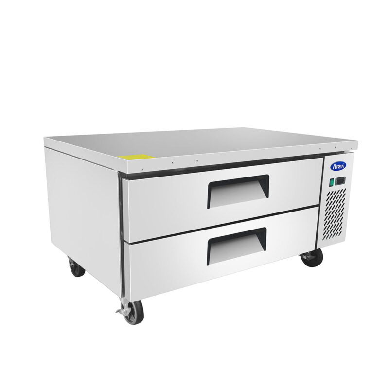 atosa mgf8450gr chef base 48 refrigerated side front