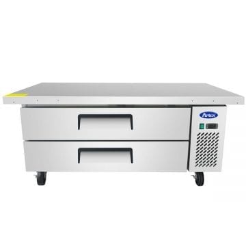 Atosa MGF8452GR Chef Base 60" Extended Top with 52" Cabinet Refrigerated Front Top