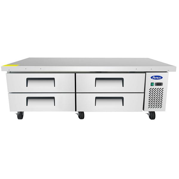 Atosa MGF8453GR Chef Base 72" Refrigerated Front Top