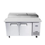 atosa mpf8202gr 67 pizza wings preparation table fridge cooler front