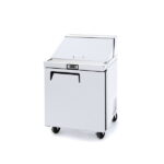 atosa msf8301gr 27 sandwich salad preparation table fridge cooler front side