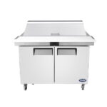 Atosa MSF8306GR 48" Mega Top Sandwich Preparation Table Fridge Cooler Front