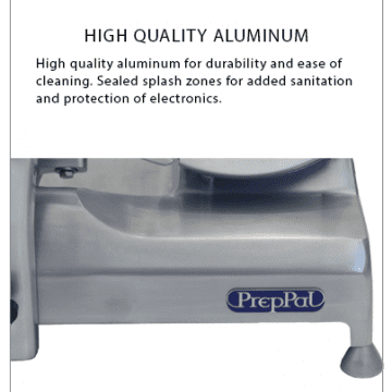 Atosa PPSL10 10" Compact Manual 1/4 HP Meat Slicer High Quality Aluminum