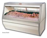 howard mccray fish and poultry service case 345 d x 52 h x 12 front side