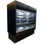 howard mccray 35eseries open dairy display 39w x 785h x 30d black side front