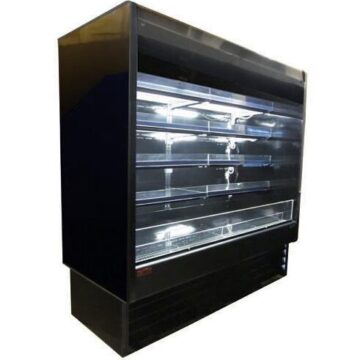 howard mccray 35eseries open dairy display 39w x 785h x 30d black side front