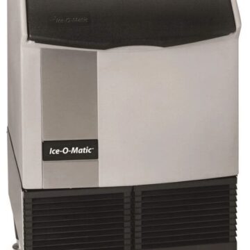 Ice-O-Matic ICEU220 Undercounter Ice Cube Machine with Bin 1/2 Cube 251 lbs Side Front