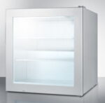 summit scfu386 countertop upright commercial display freezer 20 cuft front side