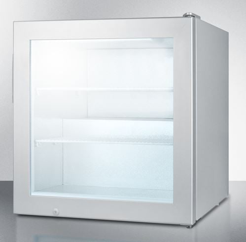 Summit SCFU386 Countertop Upright Commercial Display Freezer 2.0 CuFt Front Side