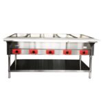 atosa csteb5c electric steam table with 5 pans front