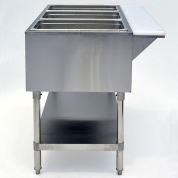 Atosa CSTEB5C Electric Steam Table with 5 Pans Side