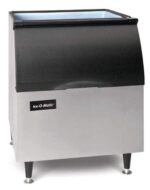 ice o matic b40 30 slope front ice cube bin 344 lbs ice side front top