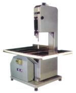 omcan 10270 tabletop 78 blade meat bandsaw 1hp front side