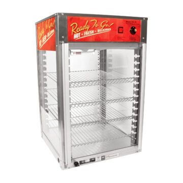 Wisco 925W Merchandiser Warmer Display Cabinet for Food Products Side Front