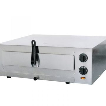 Omcan 44308 24 inch All Stainless Steel Pizza Oven Front Handle Up