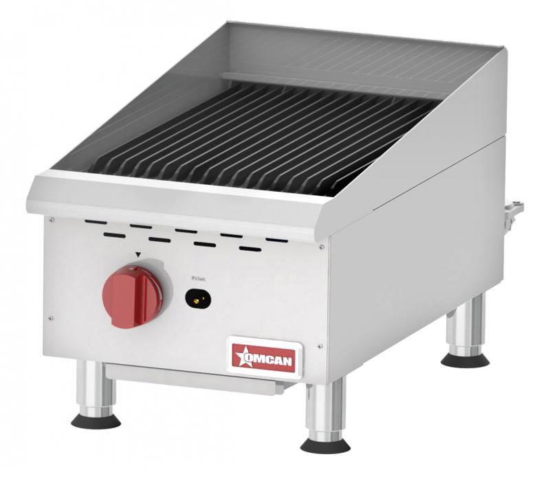 43736 Omcan Stainless Steel Gas Char-Broiler
