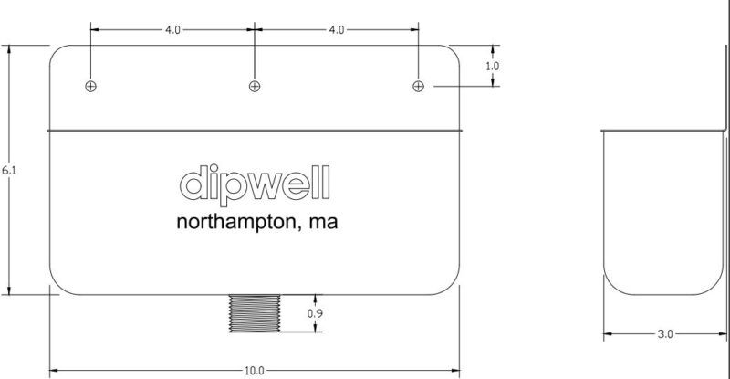 Dipwell 10inch standard drawings