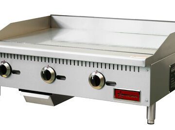 Omcan 47375 36 inch manual griddle