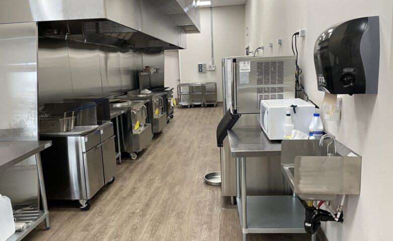 Coolers in commercial kitchen