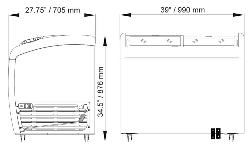 31456 Ice Cream Freezer Drawings