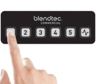 Blendtec blender control panel