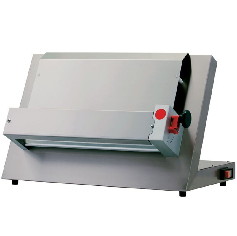 Front view of Dough Sheeter closed