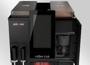 Top half double grinder espresso machine