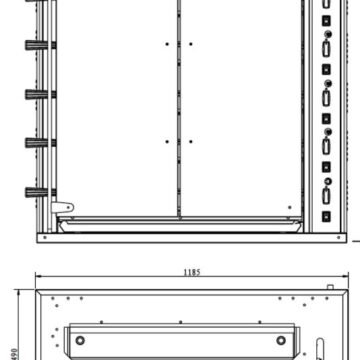 47" gas rotisserie with 5 spits drawings