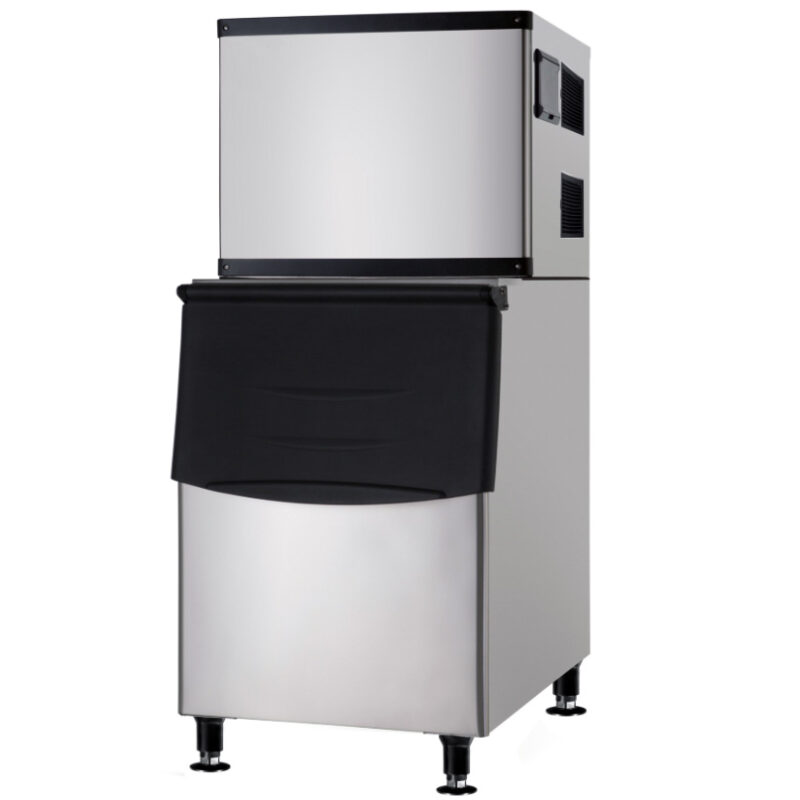 Omcan SS ice maker right side front