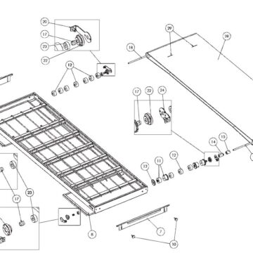 Oven Conveyor Ventilated drawing B
