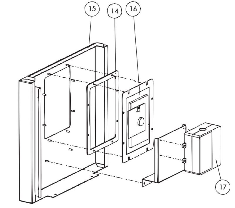 Oven Conveyor Ventilated drawing C