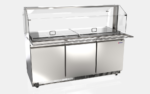 SS refrigerated salad bar 72inch