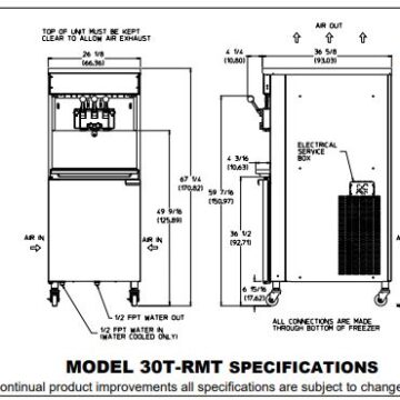 Specification Drawings 30T-RMT