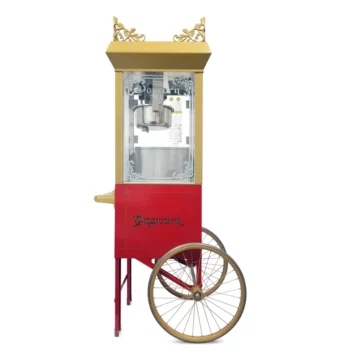Antique popcorn machine