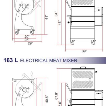 meat mixer drawings
