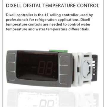 dixell digital temperature control sticker