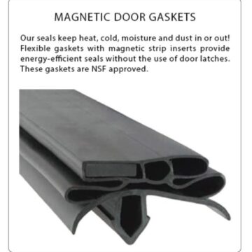 magnetic door gaskets sticker