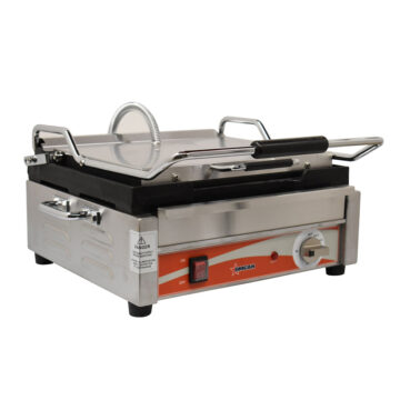 panini grill closed left side front
