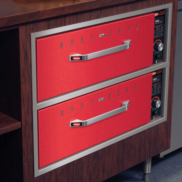 red 2 warmer drawer