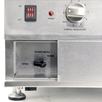SS single pasta cooker control panel left front