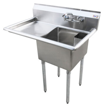 Stainless steel one tub sink